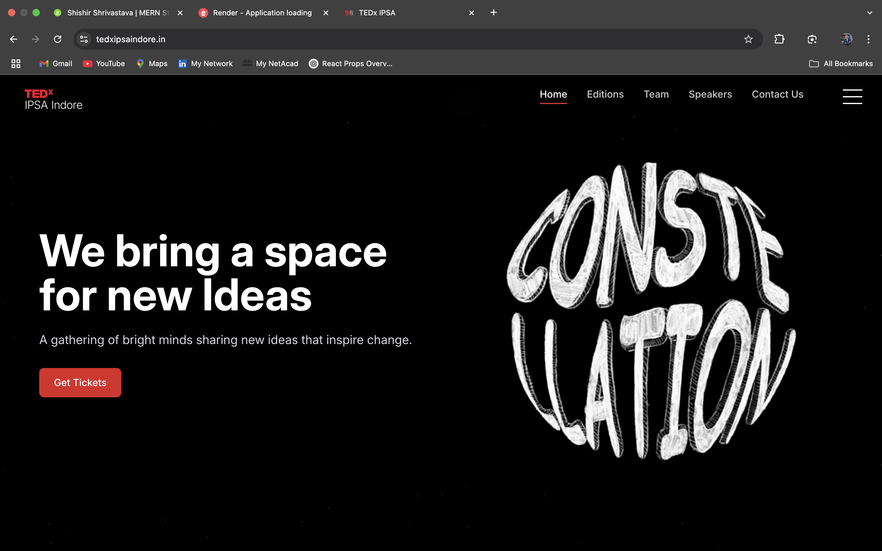 TEDx IPSA project preview